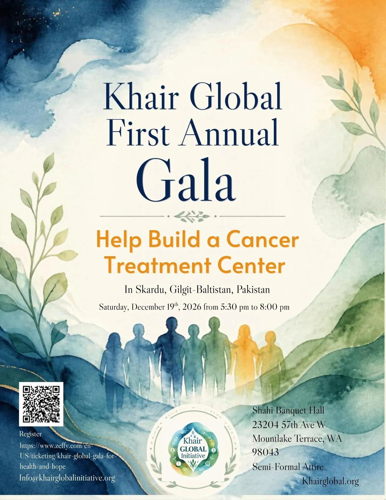 Khair Global First Annual Gala flyer