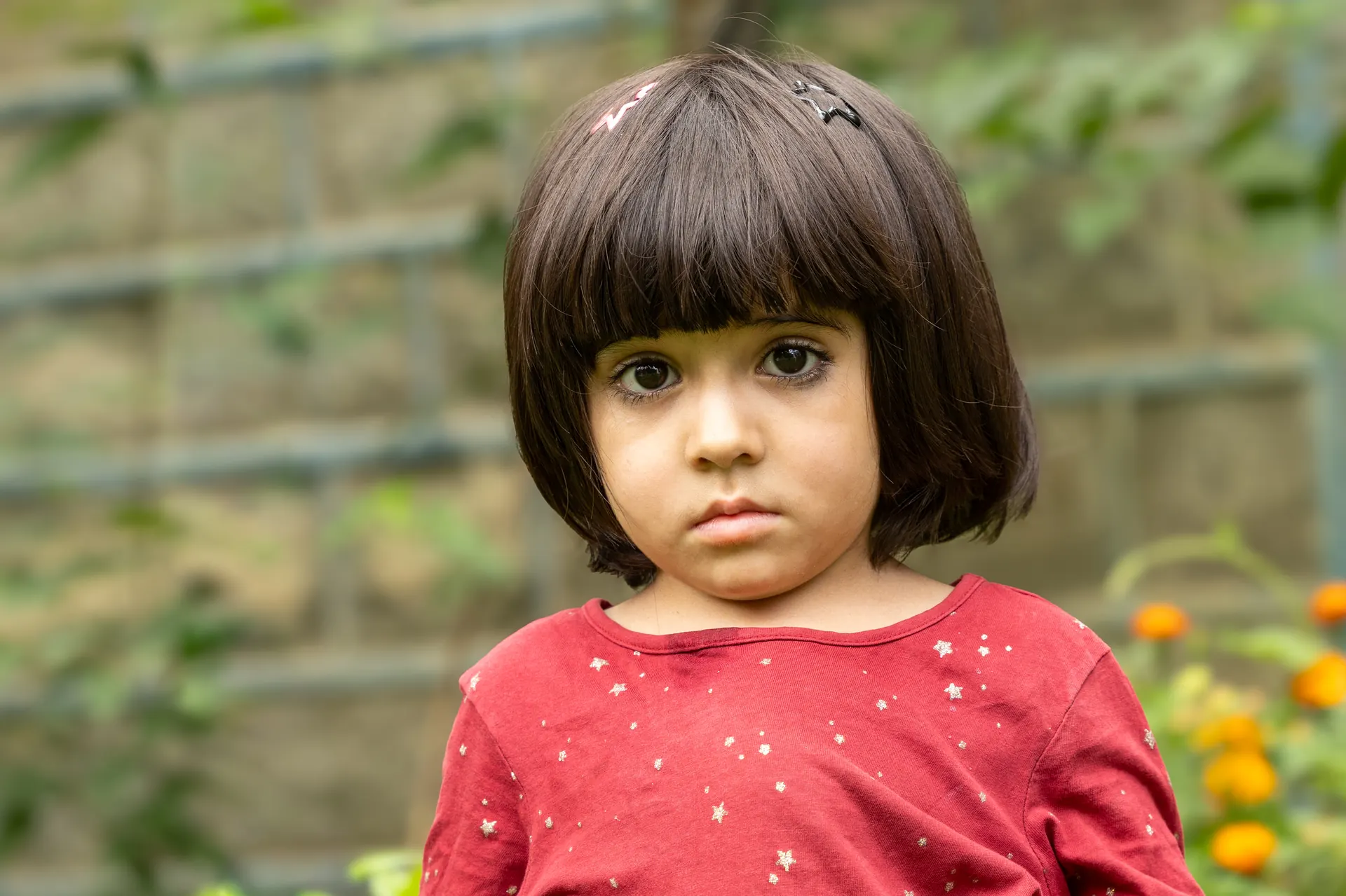 Young girl from a community served by Khair Global Initiative