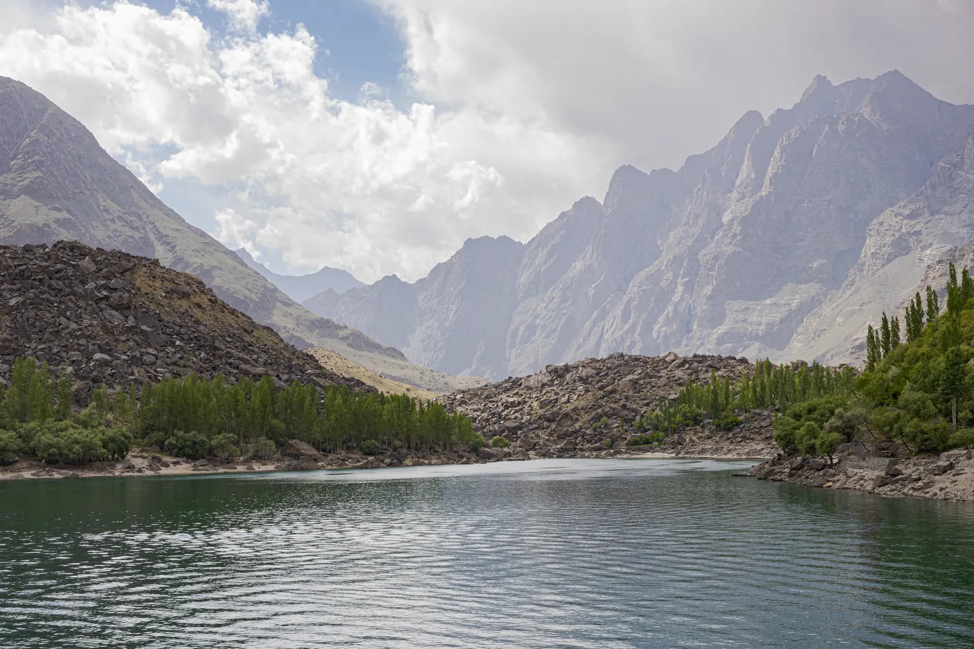 Mountain lake in Northern Pakistan